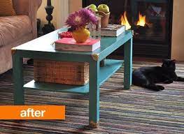 Before After Noelle S Painted Ikea Lack Hack Ikea Lack Hack Lack Hack Ikea Lack Coffee Table