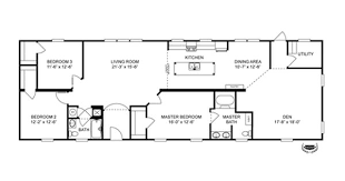 2458 76x25 Oakwood Homes Floor Plans Modular Homes