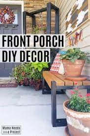 Budget Front Porch Makeover Front Porch Makeover Woodworking Plans Diy Porch Makeover
