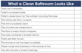 Kids Can Clean The Bathrooms Bathroom Cleaning Checklist