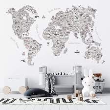 Pin En Vinilos Decorativos Mapamundi