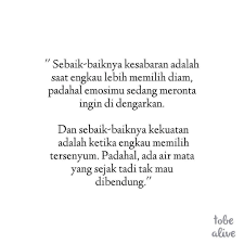 A jubilee or hose clip is a circular band which can be tightened with a worm gears fixed to one end of the band. Sebaik Baiknya Kesabaran Adalah Saat Engkau Lebih Memilih Diam Padahal Emosimu Sedang Meronta Ingin Di Dengarkan Kata Kata Kata Kata Indah Islamic Quotes