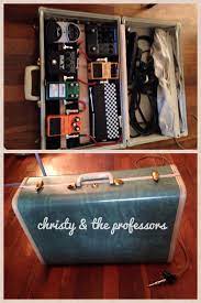 How to build pedalboard case … wahdddup kids!! Diy Pedal Board From A Vintage Suitcase Diy Pedal Board Pedalboard Diy Pedalboard