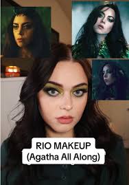 Recreate the Agatha All Along Makeup Look