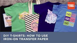 Photo transfer iron on transfer transfer paper fun projects sewing projects project ideas how to make iron cute crafts diy crafts. Diy T Shirts How To Use Iron On Transfer Paper Hobby Lobby Youtube