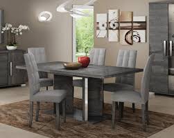 This set includes two parson's style dining chairs. At Home Usa Sarah Grey Microfiber Button Tufted Dining Chair Set 4p Contemporary Skusadgrsd01 Set 4