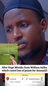 William Saliba Mistakes