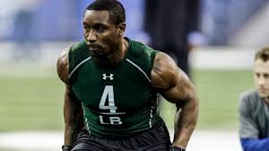 שחקן פוטבול אמריקאי אמריקאי (he); 2010 Combine Workout Navorro Bowman