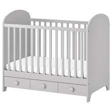 Gonatt Lettino Grigio Chiaro 60x120 Cm Ikea It Nel 2020 Lettino Ikea Base Letto