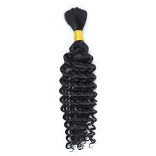 The best hair for micro braids is natural, healthy hair, too. Buy Hannah Deep Weave Bulk Braiding Hair 100 Human Hair Micro Braids Hot Selling Mixing Length 50g Each Bundle 202020 Natural Color 1b Online In Indonesia B0728mgczg