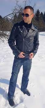 Pin On Men S Biker Leather Fashion
