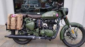 Power of 27.2 bhp and a peak. 2018 Royal Enfield Classic 500 Pegasus Olive Drab Green Youtube