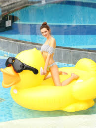 Shop Giant Duck Pool Float Online Shein Offers Giant Duck Pool Float More To Fit Your Fashionable Needs Pool Floaties Cute Pool Floats Summer Pool Floats