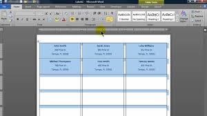 Create Mailing Labels In Word Using Mail Merge From An Excel Data Set Mail Merge Address Label Template Mailing Labels