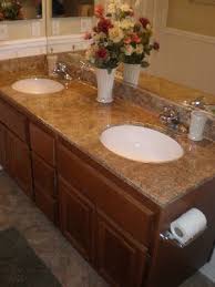 These striking countertops are a rarity, capable of highlighting a bathroom with a royal grandeur that is filled with seemingly flawless natural stone patterns. Faux Granite Countertop For Less Than 25 Bucks Faux Granite Home Diy Granite Countertops