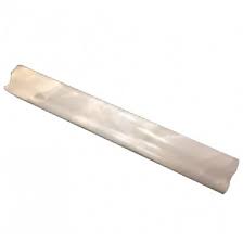 Just make sure you have the right chair rail height is 36 inches to save the wall from chair dings, right? Pearl White Onyx Decorative Chair Rail Molding Trim Chair Rail Molding Wall Tile Trim Tilebuzz Com