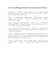 Menjaga kebersihan diri merupakan salah satu bentuk bersyukur kepada allah ta'ala. Cara Menjaga Kebersihan Sekolah Penulisan