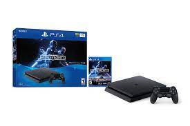 Amazon Com Playstation 4 Slim 1tb Console Star Wars Battlefront Ii Bundle Discontinued Video Games