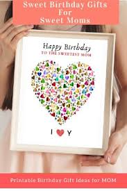 Happy Birthday Mom Printable Colorful Hearts Cloud Happy Birthday Print Gift Birthday Mom I Love You Mom A5 A4 A3 And More Sizes Mom Birthday Happy Birthday Mom Mom Birthday Gift