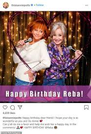 In junior high school, she performed with her musical siblings, aka the singing mcentires. Reba Mcentire Gets 66th Birthday Shout Outs From Dolly Parton Kristin Chenoweth And Annie Potts Aktuelle Boulevard Nachrichten Und Fotogalerien Zu Stars Sternchen