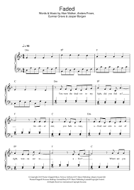 Alan Walker Faded Sheet Music Notes Chords Score Download Printable Pdf Clarinet Sheet Music Piano Sheet Music Free Piano Sheet Music