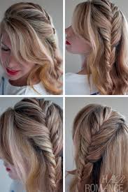 Dutch braid your own hair for beginners. Romantic French Fishtail Side Braid Hairstyles Weekly