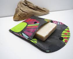 Etui A Savon De Voyage En Coton Enduit Pochette Savon Accessoire Zero Dechet Kit Du Voyageur Pochette Medicaments Soap Pouches Diy Kits Travel Packing Outfits