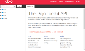 Dojo Toolkit Api Overview Documentation Alternatives