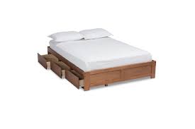 Ample storage space is hidden neatly under the bed in 4 large drawers. Wren 3 Drawer Queen Platform Storage Bed Frame Ashley Furniture Homestore