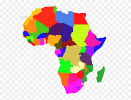 South africa map, african, food, orange, flower png. Color Blank Map Of Africa Clipart 5279272 Pinclipart