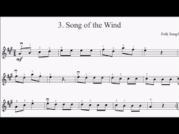 Suzuki violin method vol 04 by daniel augusto 58319 views. Suzuki Violin Book 1 No 3 Song Of The Wind Sheet Music Youtube