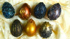 Let the eggs dry for about 24 hours. How To Make Dragon Eggs Harry Potter Inspired Easter Decoration Craft Youtube