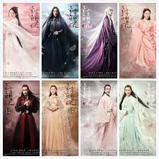 Three lives three worlds, ten miles of peach blossom. Koalasplayground Com 2017 03 29 First Character Posters Of Movie Version Of Three Lives Three Worlds Ten Mil Peach Blossoms Eternal Love Drama Blossom Costumes