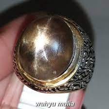 Khasiat batu akik pasir laut. Cincin Batu Akik Biduri Surya Pasir Emas Sunstone Star Asli Kode 1674 Wahyu Mulia