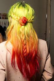 Rodarte Hair Styles Fire Hair Neon Hair