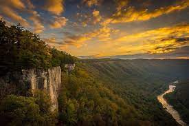Endless Wall Trail At Sunrise New River Gorge West Virginia Matt Shiffler Photography West Virginia Travel West Virginia Vacation Virginia Vacation