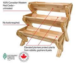 How to build a planter box with trellis. Cedarcraft Cascading Garden Planter 3 Tier Continue To The Product At The Image Link This Beautiful Raised Garden Beds Garden Planters Raised Garden Beds