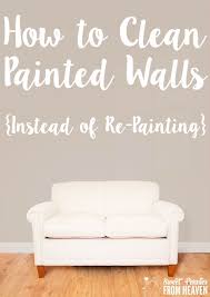 How To Clean Painted Walls So You Can Skip Re Painting Cleaning Painted Walls Cleaning Walls House Cleaning Tips