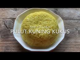 Pulut kuning sedap sangatt cara 2 kali kukus. Pulut Kuning Kukus Youtube