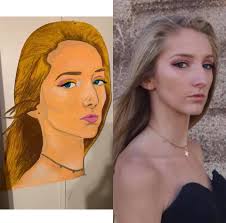 Check out this portrait ... those eyes... by local Robin Synnott . Do click 