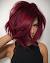 Highlights Burgundy Hair