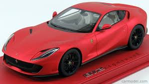 How does the ferrari 812 superfast compare against the ferrari f12 tdf? Bbr Models P18147mf1 Scale 1 18 Ferrari 812 Superfast 2017 Matt F 1 2007b Red