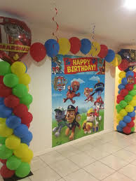 Balloon 5th Birthday Decoration Ideas For Boy Home Paw Patrol Party Paw Patrol Birthday Party Paw Patrol Birthday Theme