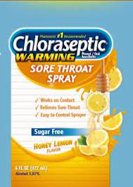 Chloraseptic Warming Sore Throat Spray