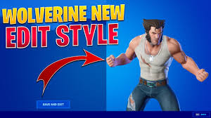 The logan skin style can be unlocked following the launch of the fortnite week 9 challenges. Wolverine Skin New Logan Edit Style Fortnite Chapter 2 Season 4 Youtube