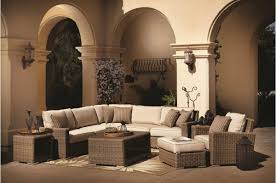 Designed in partnership with david. Coronado 7 Piece Outdoor Patio Furniture Sectional Set Model 2101 7set From Sunset West American Rattan