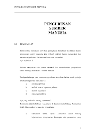 Bahagian pengrekrutan dan pemilihan membawa masuk. Pdf Pengurusan Sumber Manusia Jellysia Muslik Academia Edu