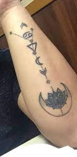 My Tattoo Side Arm Cancerian Lotusflowertatto Ink Tattoos Cancer Tattoos Zodiac Tattoos