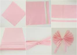 Tuto des serviettes robes pour une babyshower de fille. Pliage De Serviette Facile Pour Decorer Une Table Fete Magnifique