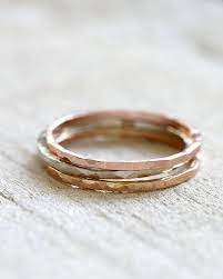 Dainty stacked rings work on every finger and are best worn piled high! Stacking Rings 14k Gold Stacking Rings Solid 14k Gold Etsy Gold Ring Stack White Gold Rings Hammered Rings